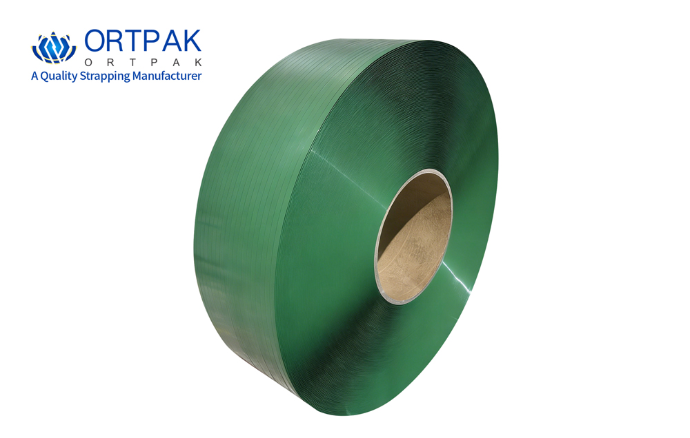 【ORTPAK】حزام لفة جامبر PET 300 كجم للآلات الأوتوماتيكية بالكامل - حزام صناعي عالي التحمل