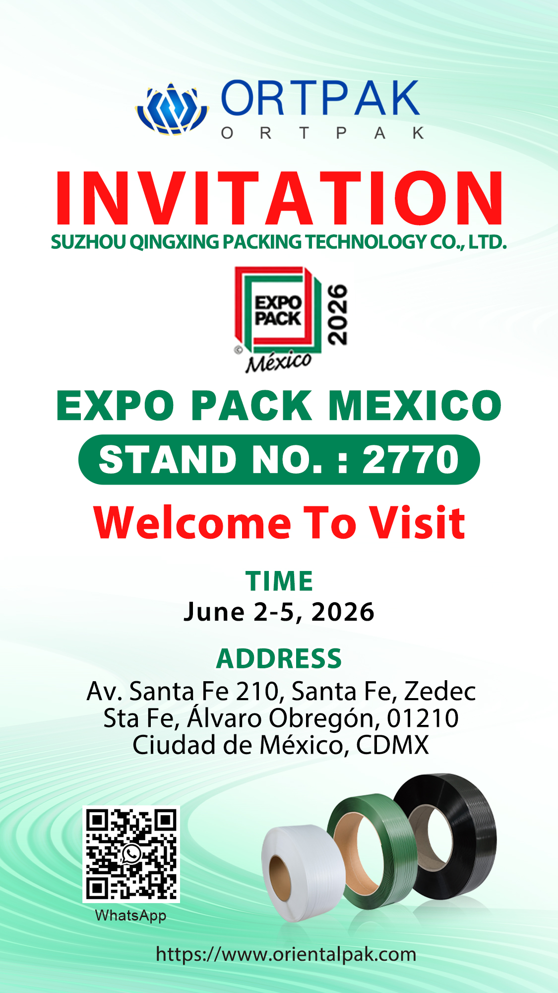 دعوة إلى EXPO PACK المكسيك 